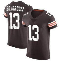 Cleveland Browns Men's Elite Brown Vapor Jersey (13 Corey Bojorquez)