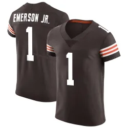 Cleveland Browns Men's Elite Brown Vapor Jersey (1 Martin Emerson Jr.)