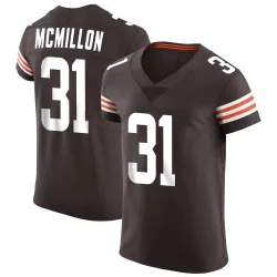 Cleveland Browns Men's Elite Brown Vapor Jersey (31 Donovan McMillon)