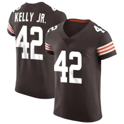 Cleveland Browns Men's Elite Brown Vapor Jersey (42 John Kelly Jr.)