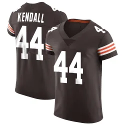 Cleveland Browns Men's Elite Brown Vapor Jersey (44 Anthony Kendall)