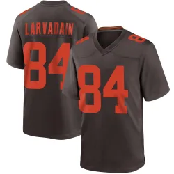 Cleveland Browns Men's Game Brown Alternate Jersey (84 Gage Larvadain)