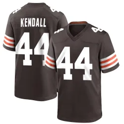 Cleveland Browns Men's Game Brown Team Color Jersey (44 Anthony Kendall)