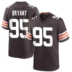 Cleveland Browns Men's Game Brown Team Color Jersey (95 Armonty Bryant)