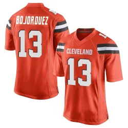 Cleveland Browns Men's Game Orange Alternate Jersey (13 Corey Bojorquez)