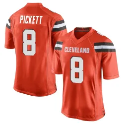 Cleveland Browns Men's Game Orange Alternate Jersey (8 Kenny Pickett)