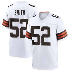 Cleveland Browns Men's Game White Jersey (52 Elerson G. Smith)