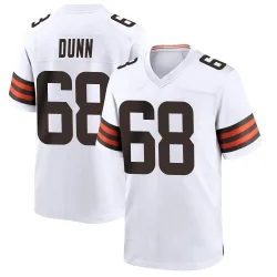 Cleveland Browns Men's Game White Jersey (68 Michael Dunn)