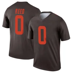 Cleveland Browns Men's Legend Brown Alternate Jersey (0 Ja'seem Reed)