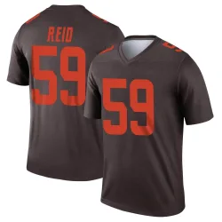 Cleveland Browns Men's Legend Brown Alternate Jersey (59 Winston Reid)