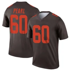 Cleveland Browns Men's Legend Brown Alternate Jersey (60 Julian Pearl)