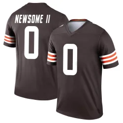 Cleveland Browns Men's Legend Brown Jersey (0 Greg Newsome II)