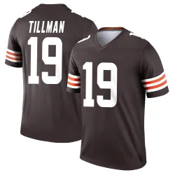 Cleveland Browns Men's Legend Brown Jersey (19 Cedric Tillman)