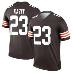 Cleveland Browns Men's Legend Brown Jersey (23 Damontae Kazee)