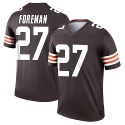 Cleveland Browns Men's Legend Brown Jersey (27 D'Onta Foreman)