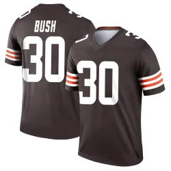 Cleveland Browns Men's Legend Brown Jersey (30 Devin Bush)
