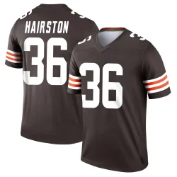 Cleveland Browns Men's Legend Brown Jersey (36 Troy Hairston)