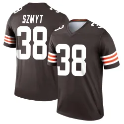 Cleveland Browns Men's Legend Brown Jersey (38 Andre Szmyt)