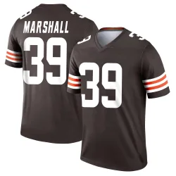 Cleveland Browns Men's Legend Brown Jersey (39 Ahmani Marshall)