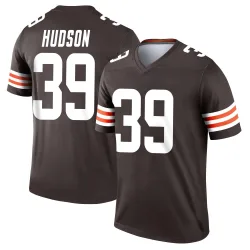 Cleveland Browns Men's Legend Brown Jersey (39 Khaleke Hudson)