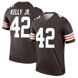 Cleveland Browns Men's Legend Brown Jersey (42 John Kelly Jr.)