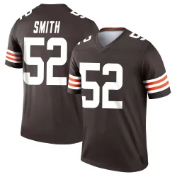 Cleveland Browns Men's Legend Brown Jersey (52 Elerson G. Smith)