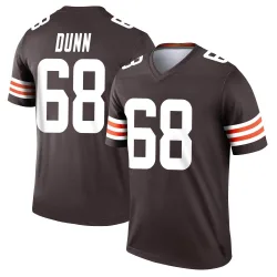 Cleveland Browns Men's Legend Brown Jersey (68 Michael Dunn)