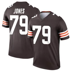 Cleveland Browns Men's Legend Brown Jersey (79 Dawand Jones)