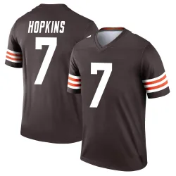 Cleveland Browns Men's Legend Brown Jersey (7 Dustin Hopkins)