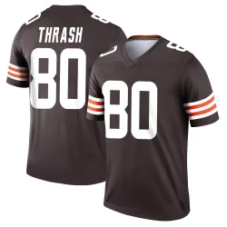 Cleveland Browns Men's Legend Brown Jersey (80 Jamari Thrash)