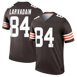 Cleveland Browns Men's Legend Brown Jersey (84 Gage Larvadain)