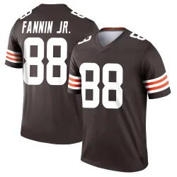 Cleveland Browns Men's Legend Brown Jersey (88 Harold Fannin Jr.)