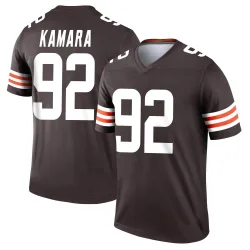 Cleveland Browns Men's Legend Brown Jersey (92 Sam Kamara)