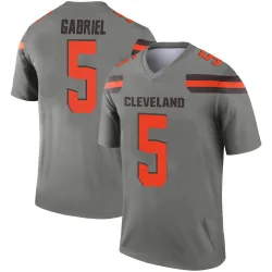 Cleveland Browns Men's Legend Inverted Silver Jersey (5 Dillon Gabriel)