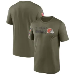 Cleveland Browns Men's Legend Olive 2022 Salute to Service Team T-Shirt