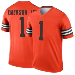 Cleveland Browns Men's Legend Orange Inverted Jersey (1 Martin Emerson Jr.)