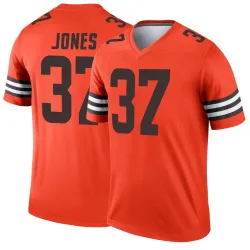 Cleveland Browns Men's Legend Orange Inverted Jersey (37 Dom Jones)