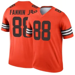 Cleveland Browns Men's Legend Orange Inverted Jersey (88 Harold Fannin Jr.)