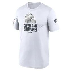 Cleveland Browns Men's Legend White 2024 Salute To Service Performance T-Shirt