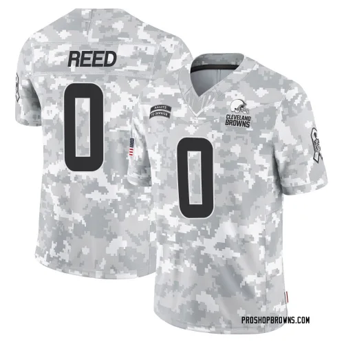 Cleveland Browns Men's Limited Arctic Camo 2024 Salute to Service Jersey (0 Ja'seem Reed)