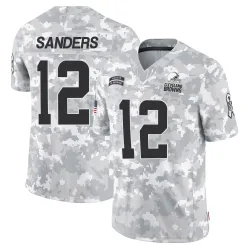 Cleveland Browns Men's Limited Arctic Camo 2024 Salute to Service Jersey (12 Shedeur Sanders)