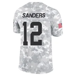 Cleveland Browns Men's Limited Arctic Camo 2024 Salute to Service Jersey (12 Shedeur Sanders)
