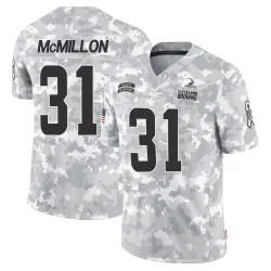 Cleveland Browns Men's Limited Arctic Camo 2024 Salute to Service Jersey (31 Donovan McMillon)