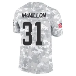 Cleveland Browns Men's Limited Arctic Camo 2024 Salute to Service Jersey (31 Donovan McMillon)