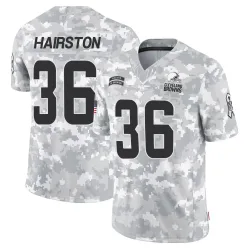 Cleveland Browns Men's Limited Arctic Camo 2024 Salute to Service Jersey (36 Troy Hairston)