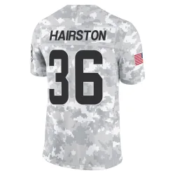 Cleveland Browns Men's Limited Arctic Camo 2024 Salute to Service Jersey (36 Troy Hairston)