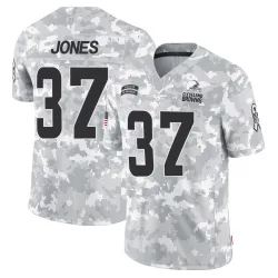 Cleveland Browns Men's Limited Arctic Camo 2024 Salute to Service Jersey (37 Dom Jones)