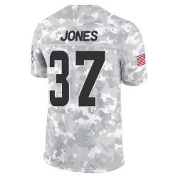 Cleveland Browns Men's Limited Arctic Camo 2024 Salute to Service Jersey (37 Dom Jones)