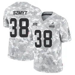 Cleveland Browns Men's Limited Arctic Camo 2024 Salute to Service Jersey (38 Andre Szmyt)