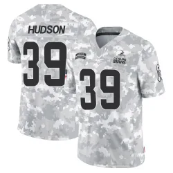 Cleveland Browns Men's Limited Arctic Camo 2024 Salute to Service Jersey (39 Khaleke Hudson)